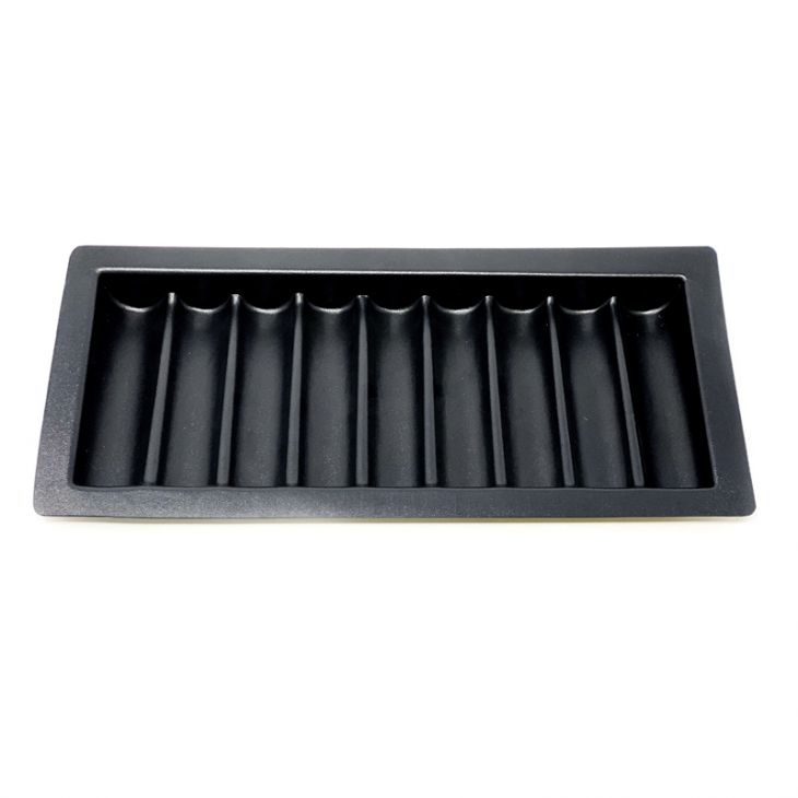 Table Insert Tray: 9 Row Plastic Chip Tray, 342 Capacity.  Inner Dim.:  15-1/8" x 5-1/2".  Outer Dim main image