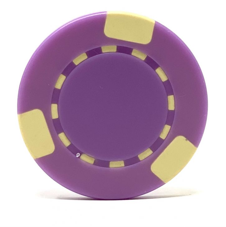 Poker Chips: 3-Edge Spot, 8.5 Gram, Lavender main image