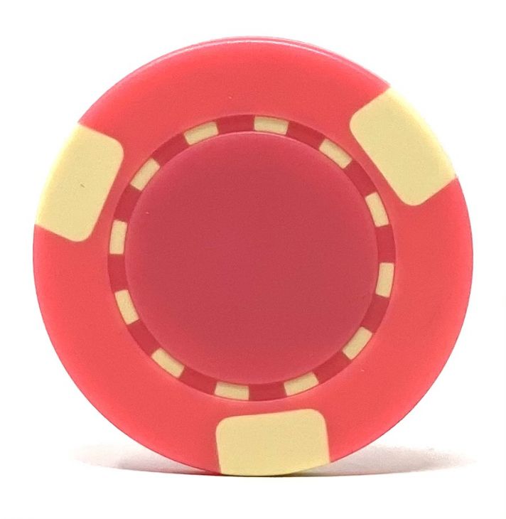 Poker Chips: 3-Edge Spot, 8.5 Gram, Pink main image