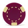 Poker Chips: 3-Edge Spot, 8.5 Gram, Mulberry