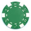 Poker Chips: Dice, 11.5 Gram / Heavy Weight, Green