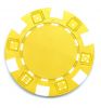 Poker Chips: Dice, 11.5 Gram / Heavy Weight, Yellow