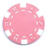 Poker Chips: Dice, 11.5 Gram / Heavy Weight, Pink