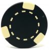 Poker Chips: 3-Edge Spot, 8.5 Gram, Black