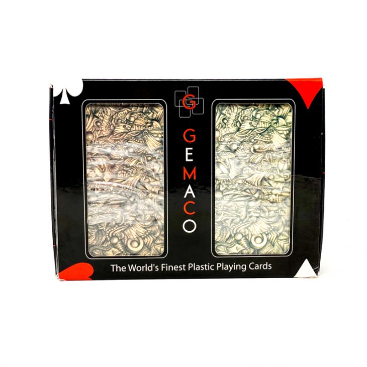 Gemaco Plastic Cards: Intricacy, Narrow Size, Jumbo Index, Two-Deck Set main image
