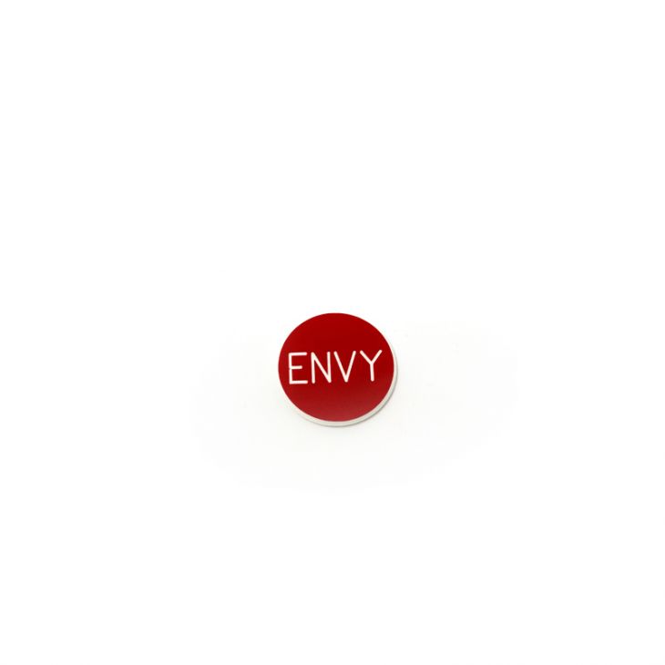 Lammer Button: Envy, 1-1/4 in. Diameter main image