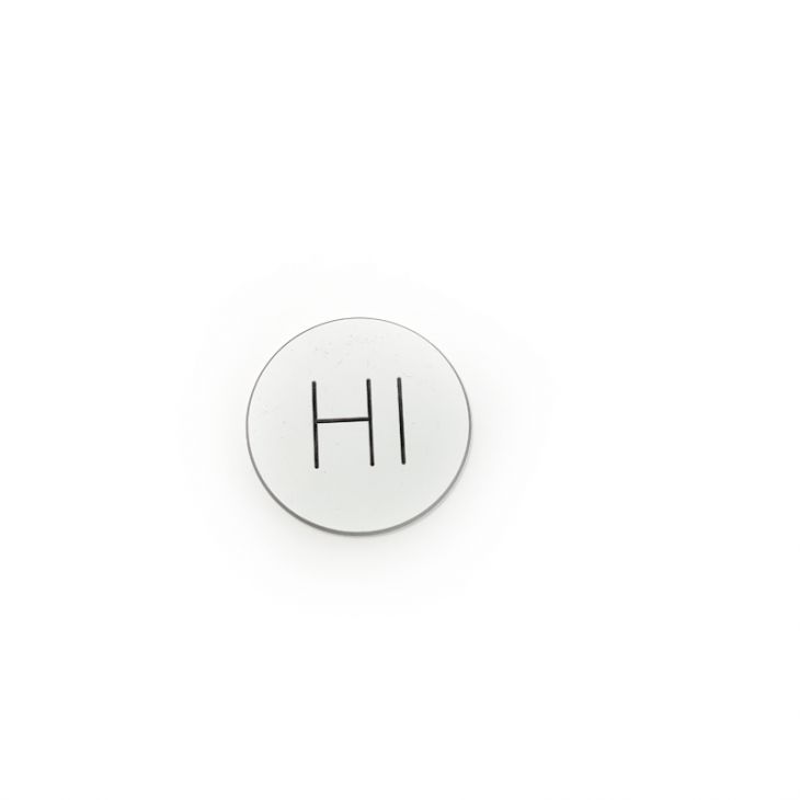 Lammer Button: Hi/Low, 2 in Diameter main image