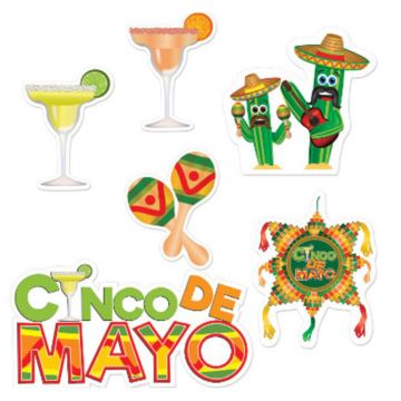 Cinco de Mayo Cut Out Decorations