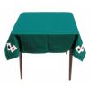 Bridge Table Cover, Wool-Nylon, Design #01 - 2-Card Heart and Spade, Burgundy