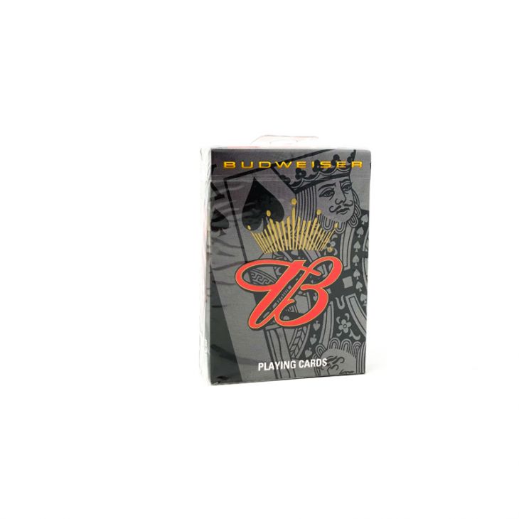 Playing Cards: Budweiser Red and Black Deck Set main image