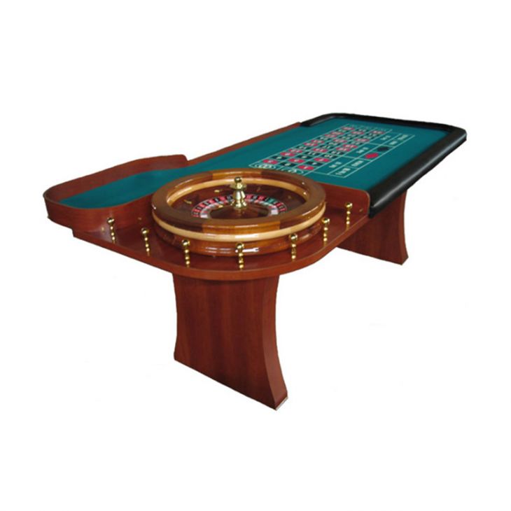 Roulette Table: 8 Foot Casino Style High Roller Roulette Table main image