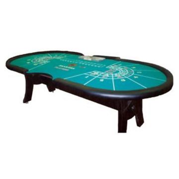 Baccarat Table: Deluxe 10-Player Baccarat Table
