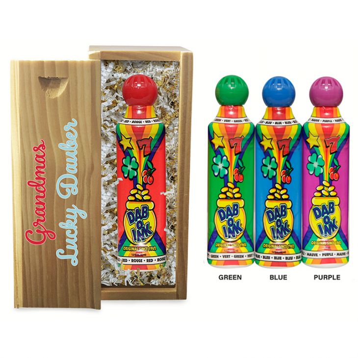 Lucky Bingo Dauber in Custom Wood Case main image