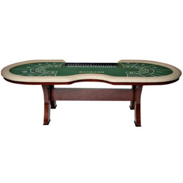 Baccarat Table: Deluxe 14-Player Baccarat Table