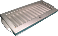 Poker Chip Tray with Cover: 8 Tubes, Made of Cast Aluminum