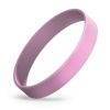Pink 1/2" Silicone Wristband