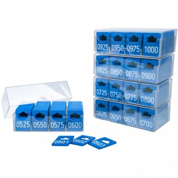 100 Heavy Duty Plastic Coat Checks with Matching Numbers.