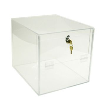 Acrylic Box: Clear Acrylic Box with Lock