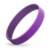 Purple 1/2" Silicone Wristband