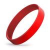 Red 1/2" Silicone Wristband