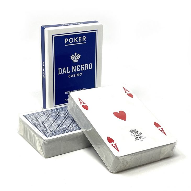 Dal Negro Poker Size, Carpet back - Blue