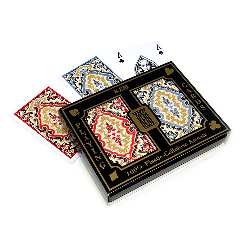 Kem Paisley Bridge Playing Cards, European Index (4 Pips)