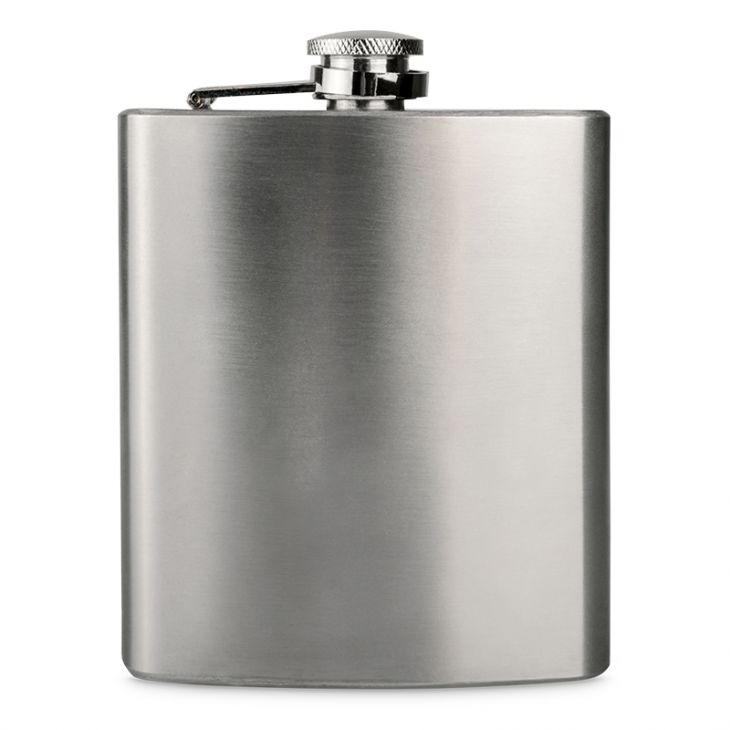 6 oz Stainless Steel Flask main image