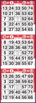 100 Sheets 1 on Bingo Paper
