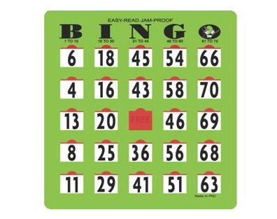 Slide Bingo Cards