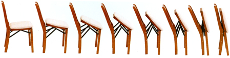 folding bridge chairs