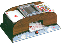 Wood Grain Card Shuffler