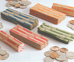 paper coin wrappers