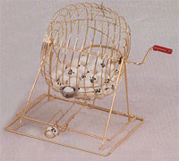 Ping Pong Ball Bingo Cage